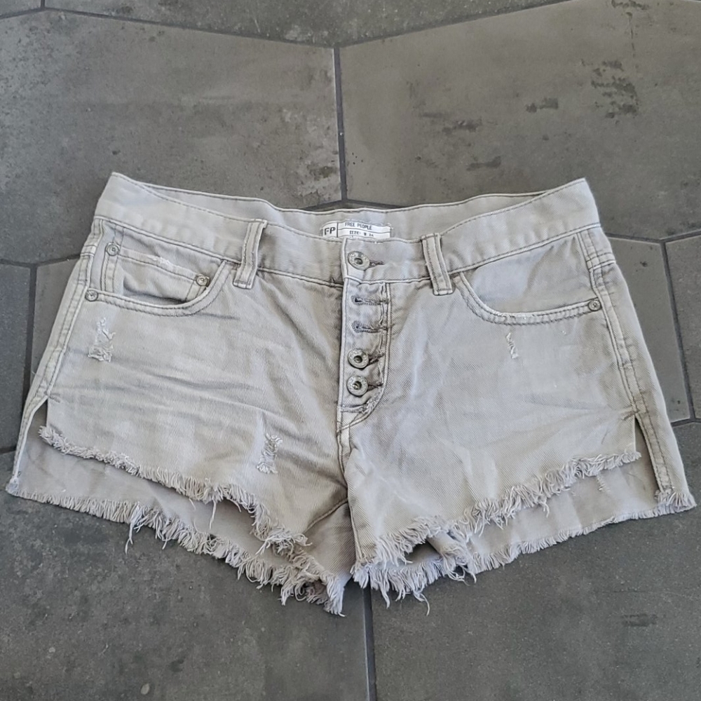 Free people jean shorts